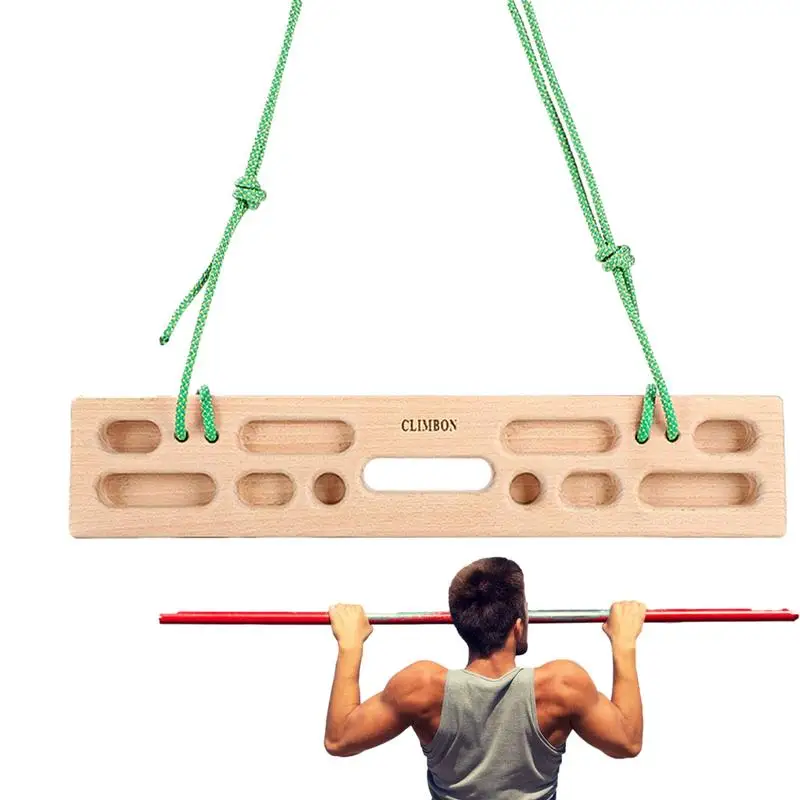 

Hang Board For Climbing Forearm Exerciser Portable Hand Grip Climbing Grip Strength Trainer Board For Beginners And Advanced