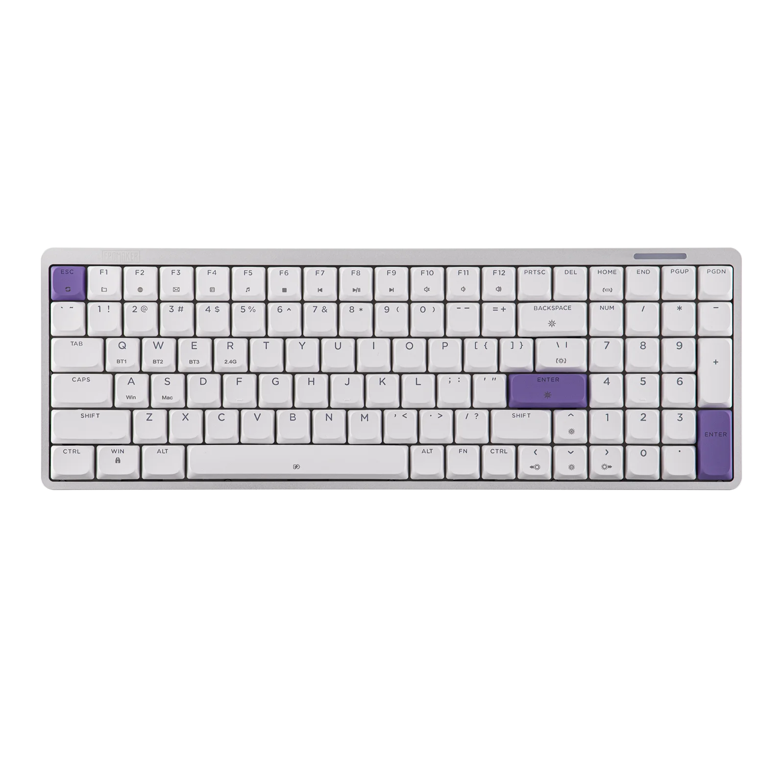 EPOMAKER LUMA100 96% QWERTY ANSI US 레이아웃 유선/BT/2.4GHz 기계식 키보드 (3000mAh 배터리 및 VIA 프로그래밍 가능)