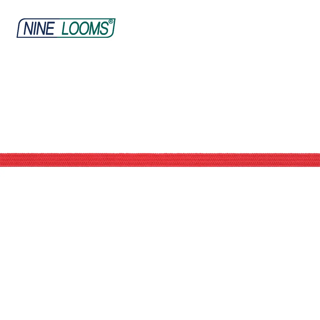 NINE LOOMS 스키니 뜨개질 탄성 4mm 솔리드 스판덱스 밴드 문자열 코드 머리띠 헤어 타이 속옷 드레스 바느질 트림 2 5 10 야드