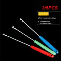 3/5PCS Fishing Supplies Portable Decoupler Neat Cut Sports And Entertainment Needle Catcher Fast Fishing Gear Extractor