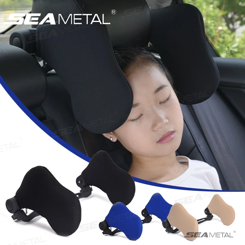 Cotton Car Headrest Extender U Shape Neck Support Pillow