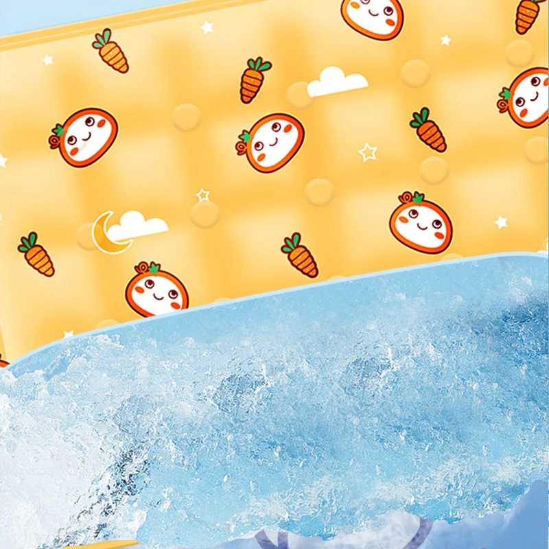 Pet Cooling Mat Dog Cat Sleeping Pad Cool Ice Silk Moisture-proof Mattress Cushion Summer Small Animal Cold Bed