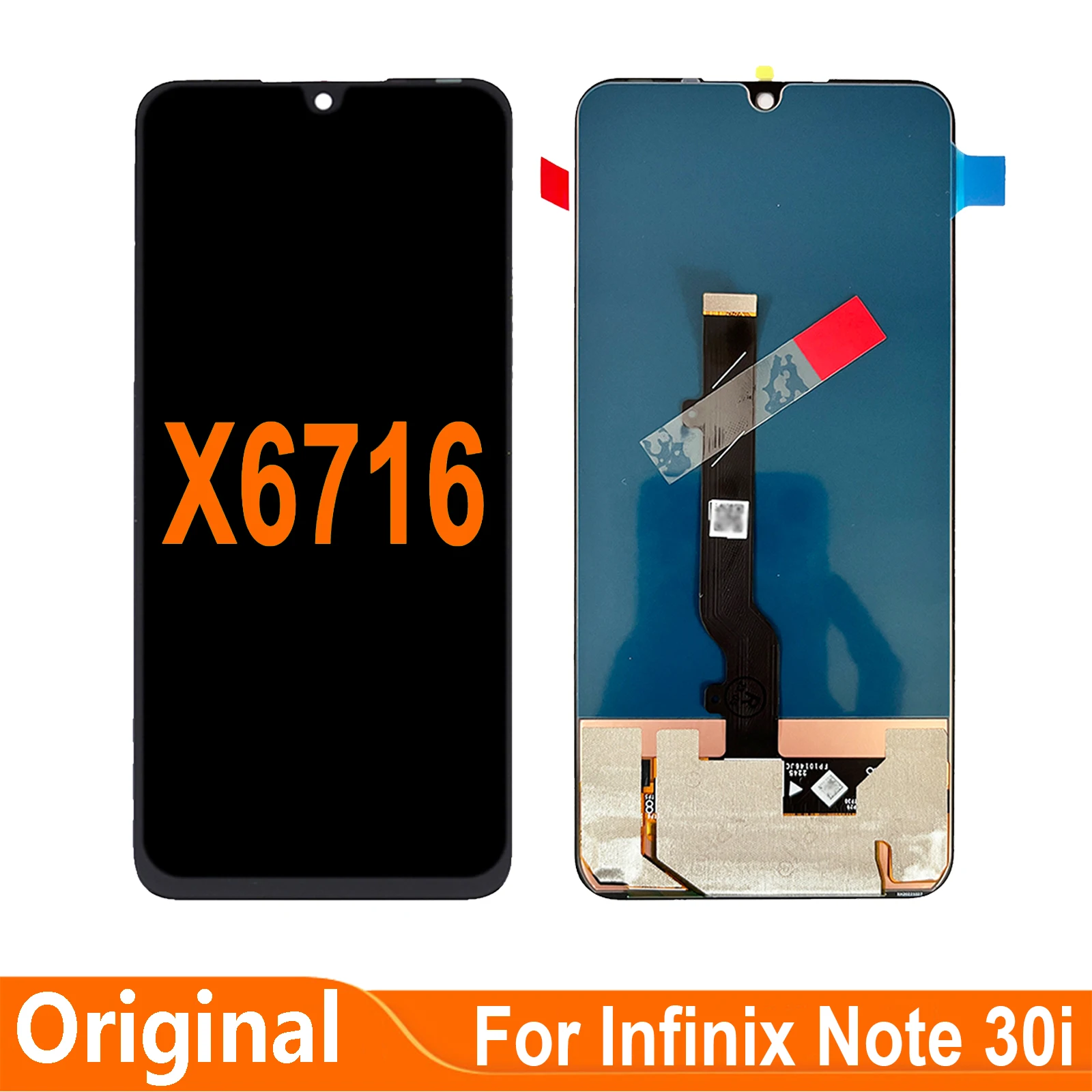 

Original 6.66'' AMOLED For Infinix Note 30i X6716 LCD Display Touch Screen Digitizer Assembly Parts