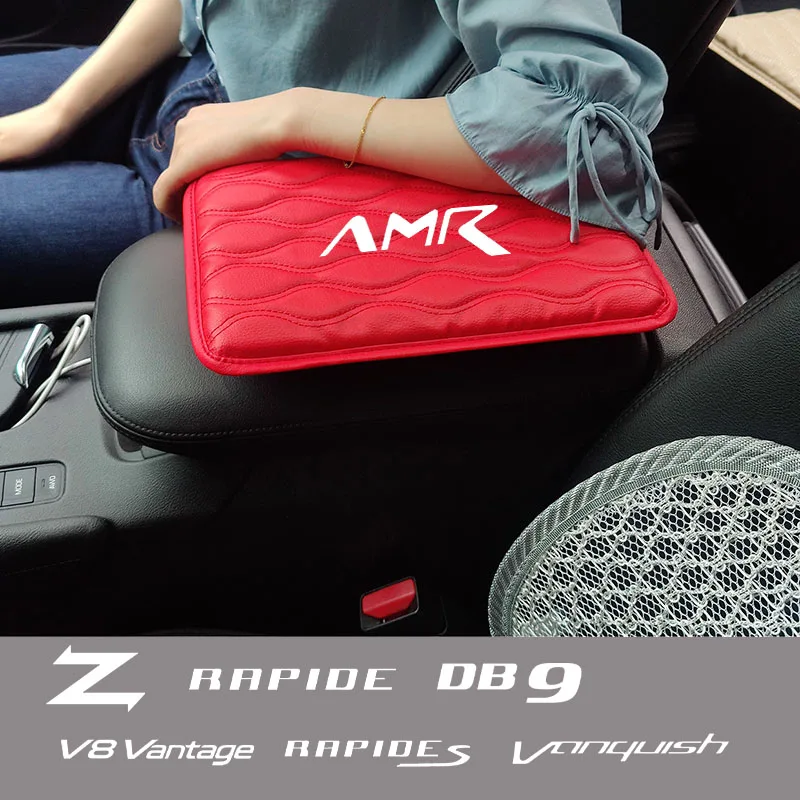 Tappetini Per Box Bracciolo In Pelle Per Auto Coprisedili Cuscino Per Cuscino A Mano Per Aston Martin Amr Cygnet Db9 Dbs Rapide V8 Vantage Zag Ato Rap