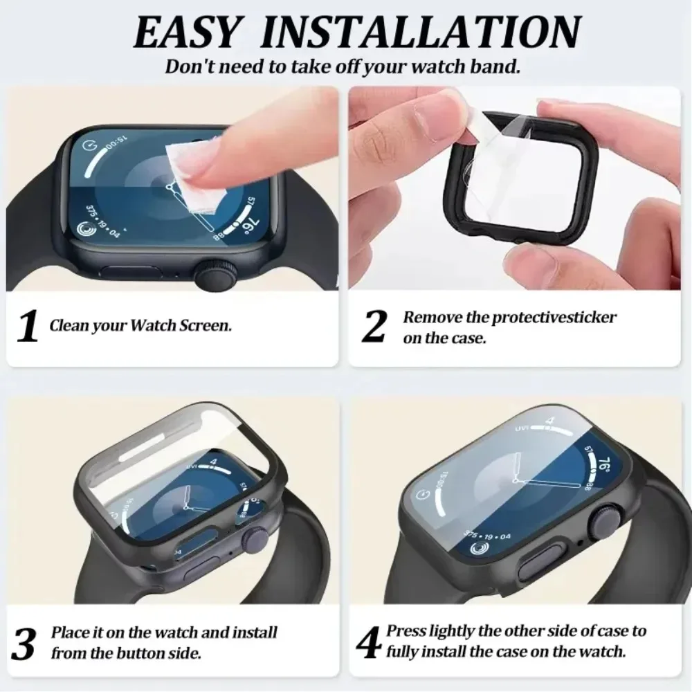 Enhanced PC Case with All-Around Anti-Fall Screen Protector Shell