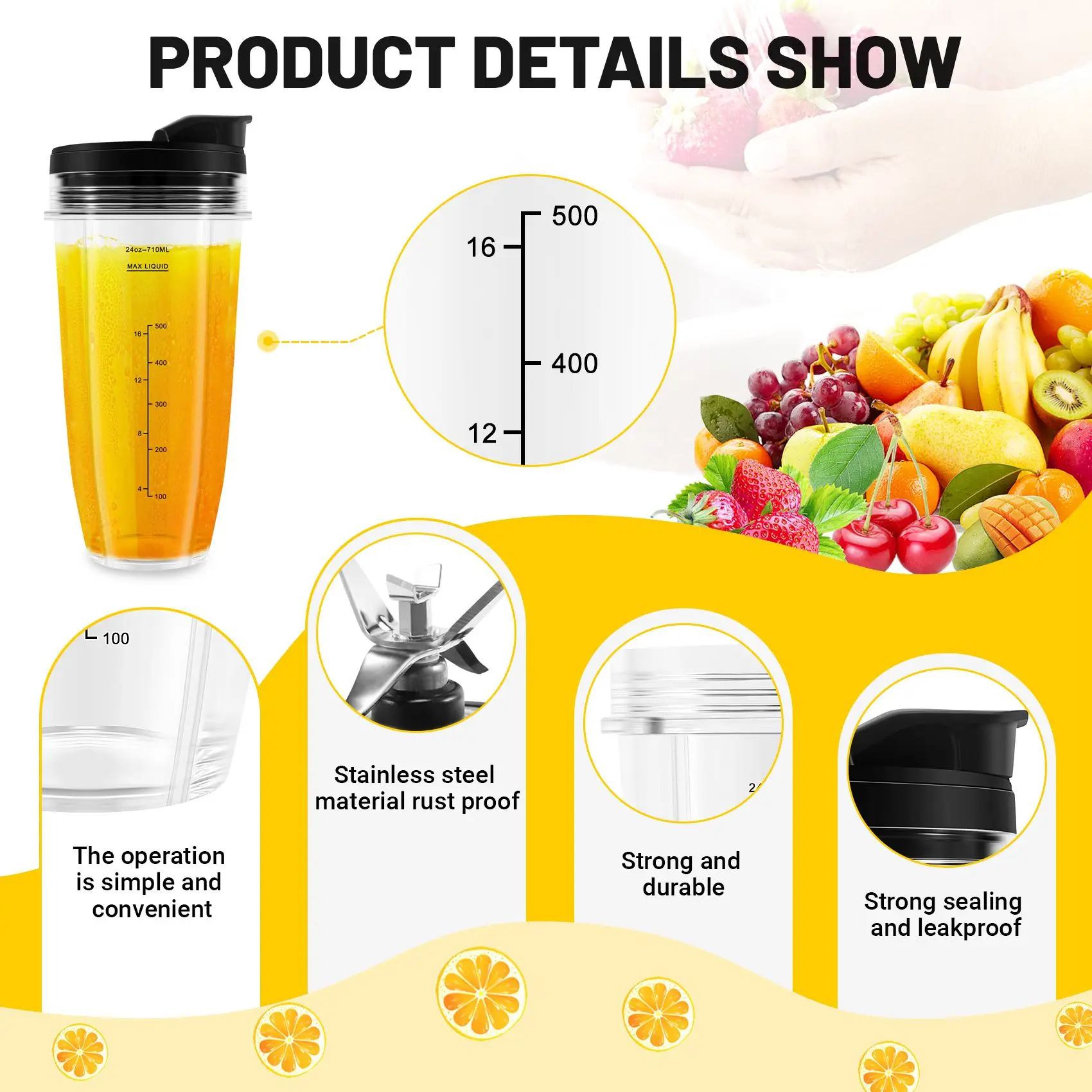 Nutribullet Ninja Aspa 6 Aletas Fem Vaso 24oz,18oz Repuestos