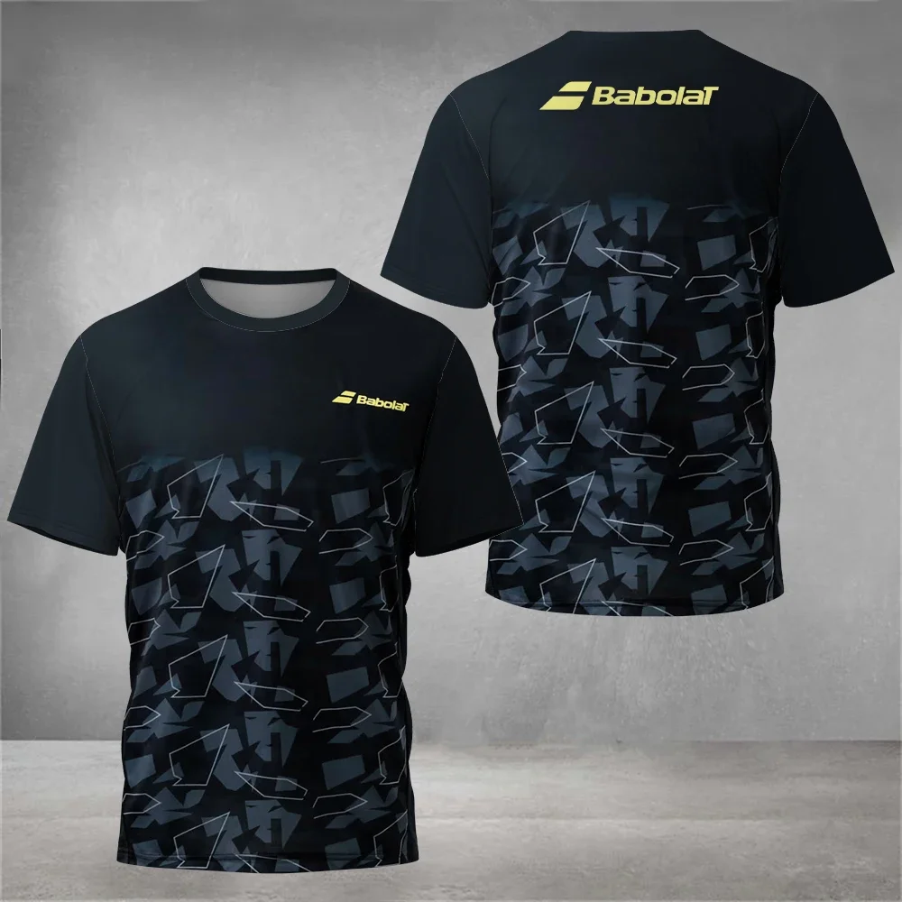 Одежда для гольфа Babolat, мужская спортивная одежда для фитнеса с короткими рукавами, новая мужская спортивная одежда для бадминтона, дышащая одежда для контрастного тенниса