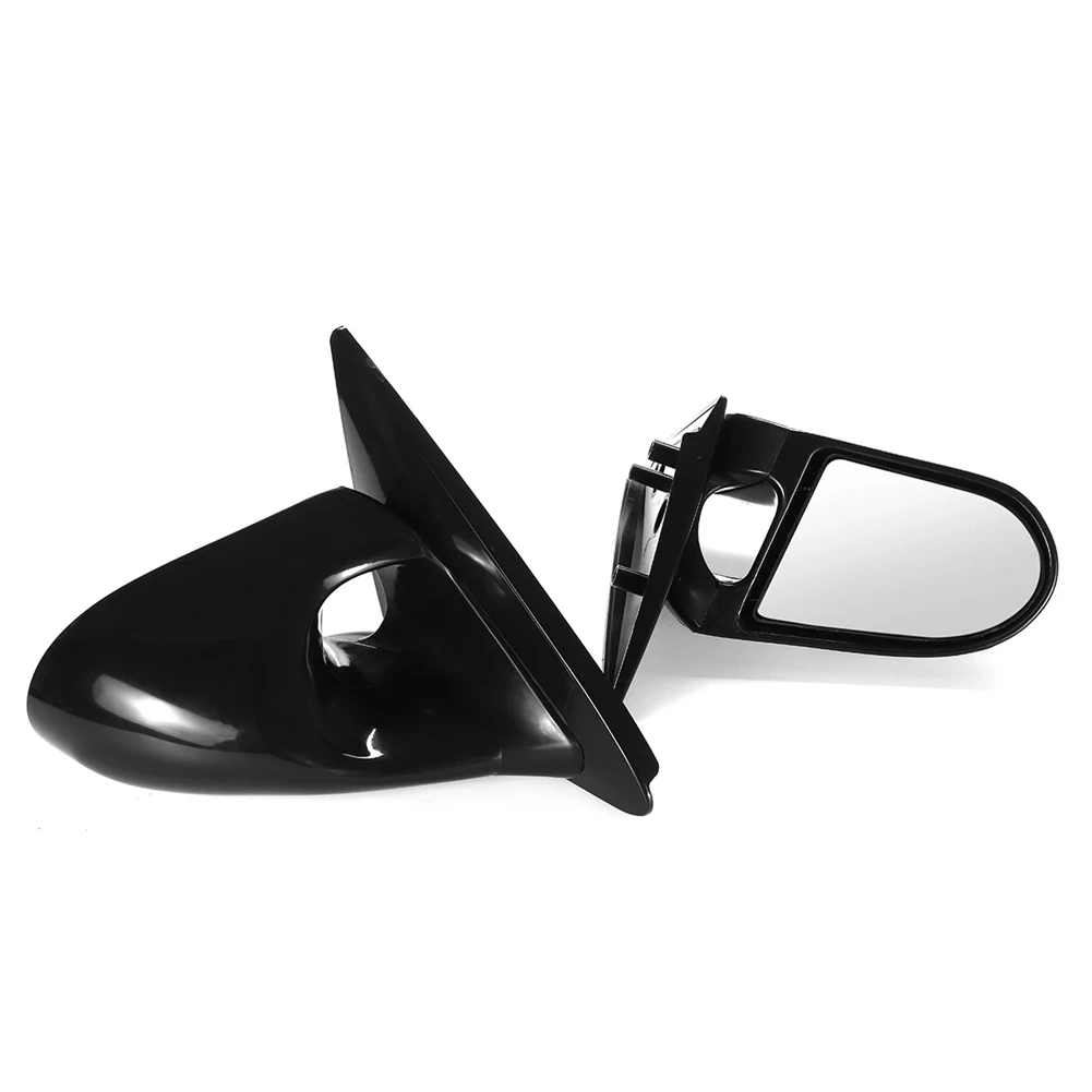 Manual Adjustable Spoon Style 2X Car Side Door Mirror Rearview Mirror