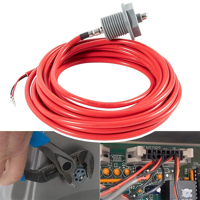 

Replacement for Sundance 6600-166 Temperature Sensor Fit for Sundance Spas and Jacuzzi Hot Tubs, with Curled Finger Connectors