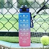 Gradient Color 1000ml Large Capacity Outdoor Sports Plastic Cup, Bouncing Suction Nozzle, Space Cup 2