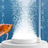 1Pcs 35/50/80mm Fish Tank Aquarium Air Stone Oxygen Aerator Increasing Air Bubble Pond Pump Hydroponic Oxygen Accessories Great 1