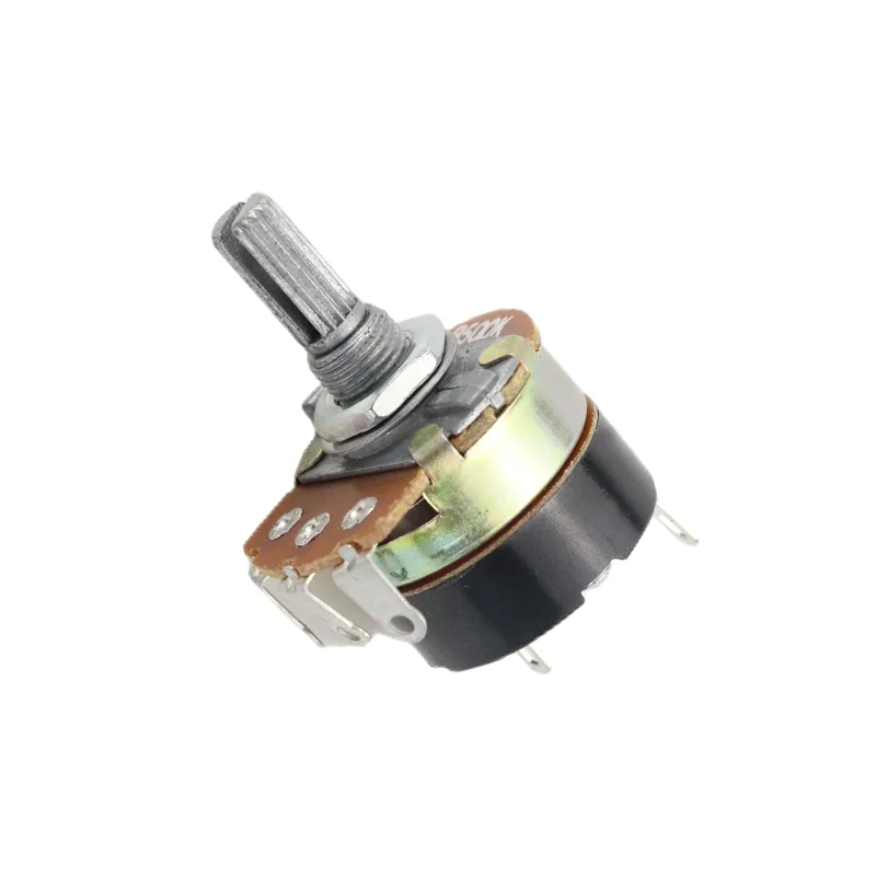 Wire Wound Potentiometer Adjustable resistance speed regulator switch potentiometer B500K B50K B10K WH138-1