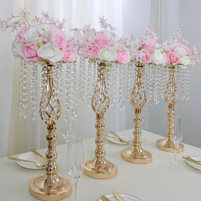 6pcs Flowers Ball Arrangement Bouquet 18 Heads Roses for Our Store's Wedding Centerpiece Rack Parties Valentine's Day Home D&eacute;cor