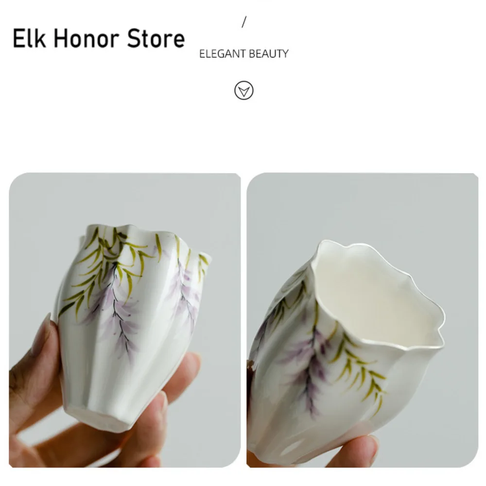 فنجان قهوة وستارية مرسومة ٦٠مل