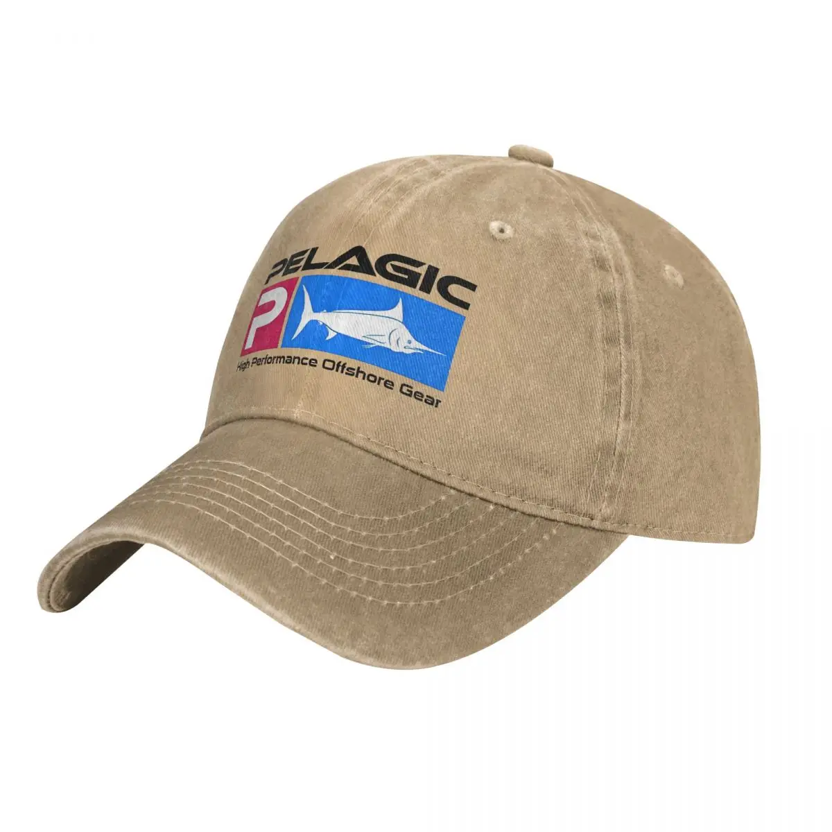 

Big Head Pelagic Fishing Denim Baseball Cap Running Hippie Hip Hop Hats Spring High Quality Men Adult Baseball Caps