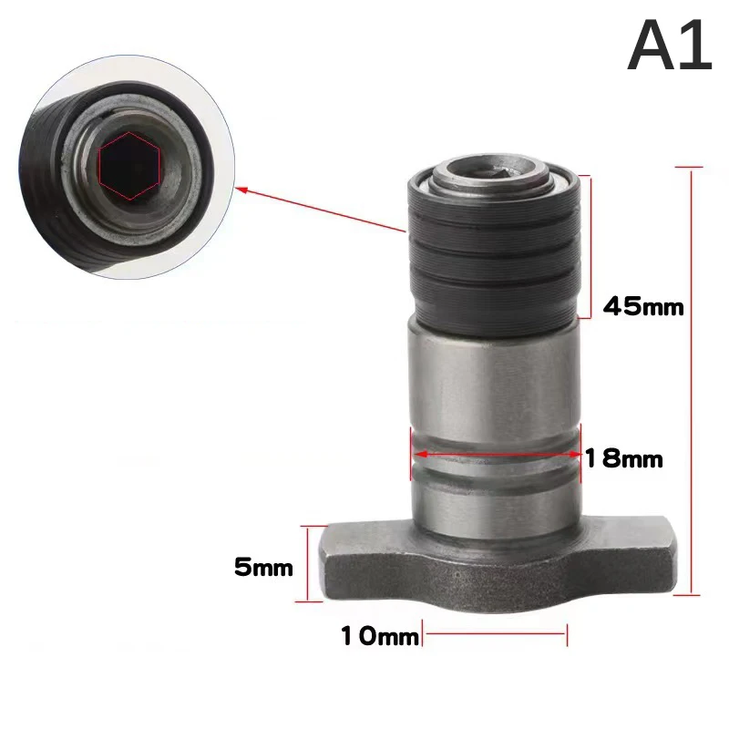 Elektrischer bürstenloser Schlagschrauber-Adapter, Bohrer, Chrom-Vanadium-Stahl, doppelter Verwendungszweck-Schraubenschlüssel, Schraubenschaft, Umrüstkopf – Detail 14