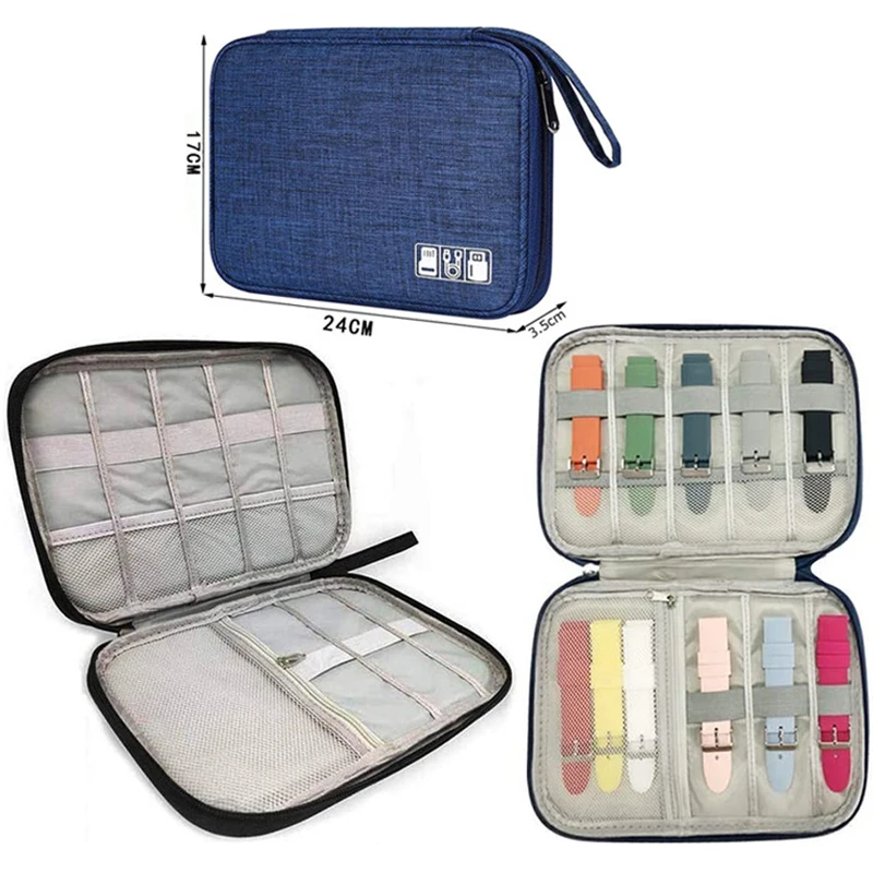 Band boxes For Apple watch strap storage bag watch case organizer smart Wrist strap travel Portable storage bag