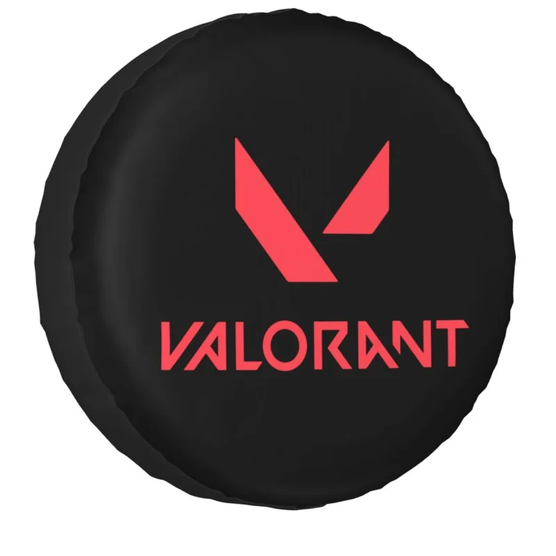 

Game Valorant Logo Spare Tire Cover Bag Pouch for Suzuki Mitsubish Waterproof Dust-Proof Car Wheel Covers 14" 15" 16" 17"