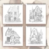 30 Sheet Adult Drawing Book-,8.3x 8.3 inch 100gsm thick paper for soothing, anxiety and more, perfect for many holiday gifts! 4