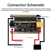 12V 99-Speed Intelligent CNC Spot Welding Machine DIY kitHandheld Portable for 18650 Mini GX591 Spot Welder Control Board 1800A 2