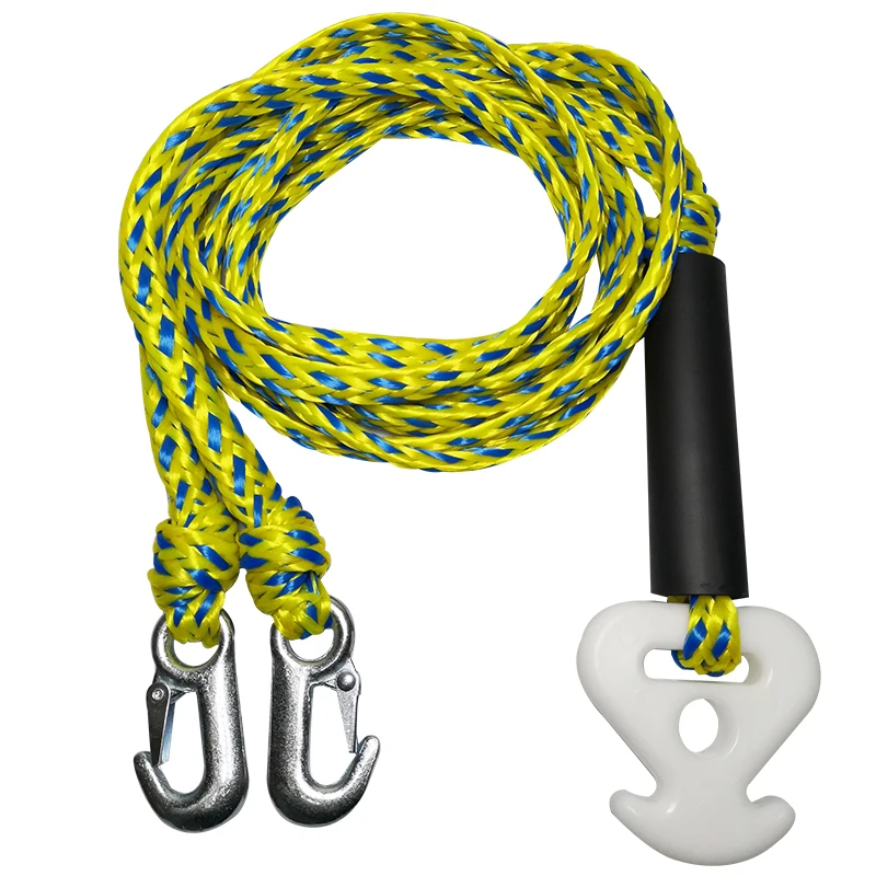 Boat Tow Rope with 2 Steel Hook for Water Sports