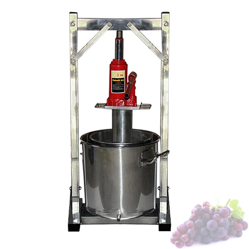 

Household Stainless Steel Grape Wine Pressing Making Machine Fruit Press Filter Equipment Crushing Oil Press Machine