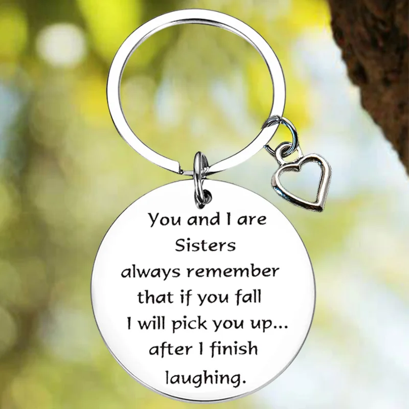 Брелок для ключей с надписью «Sister»