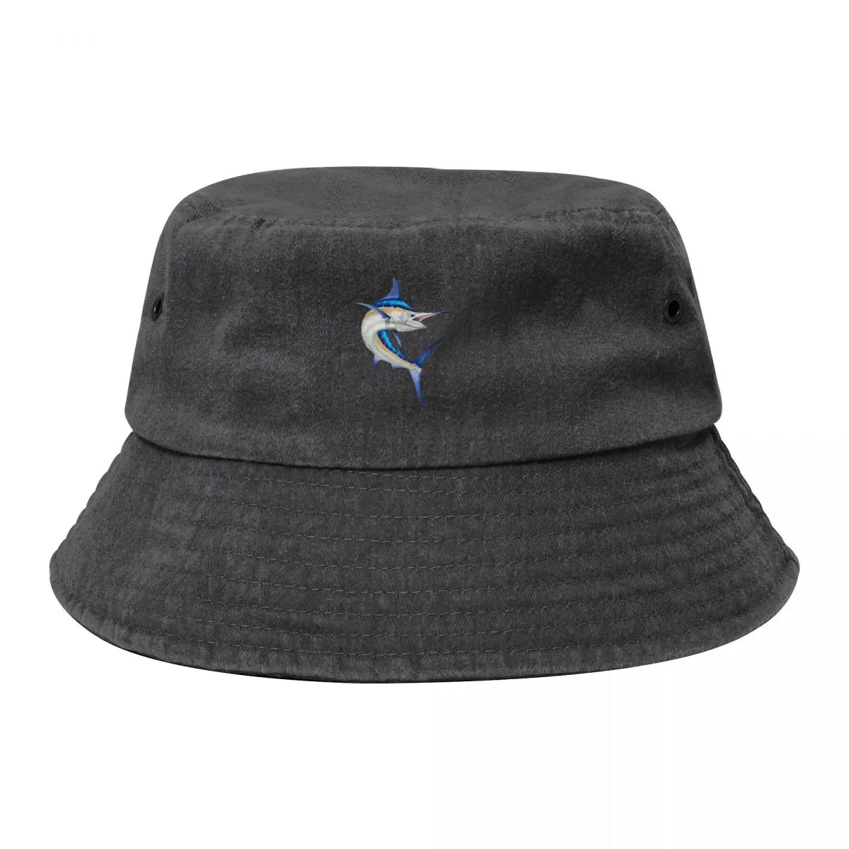 

Beautiful Blue Marlin Bucket Hat hiking hat Wild Ball Hat dad Caps For Women Men's