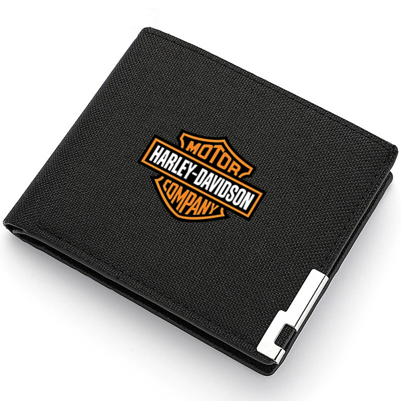 Harley Davidson Leather Men's Wallet - Business Card Holder and Coin Purse