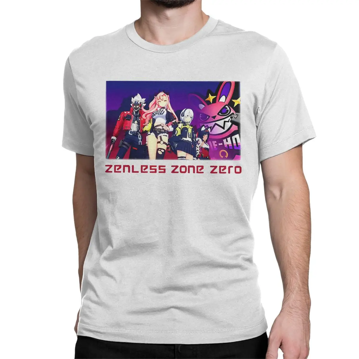 thumbnail image 1 of Camisetas de anime Zenless Z Zero para hombre y mujer, divertidas camisetas de algodón, cuello redondo, manga corta, idea de regalo, ropa, 1 of 7