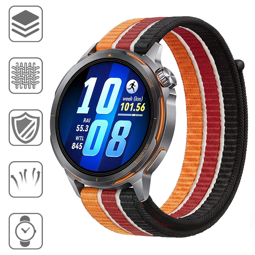 Sport Nylon Breathable Bracelet Strap - 20/22mm