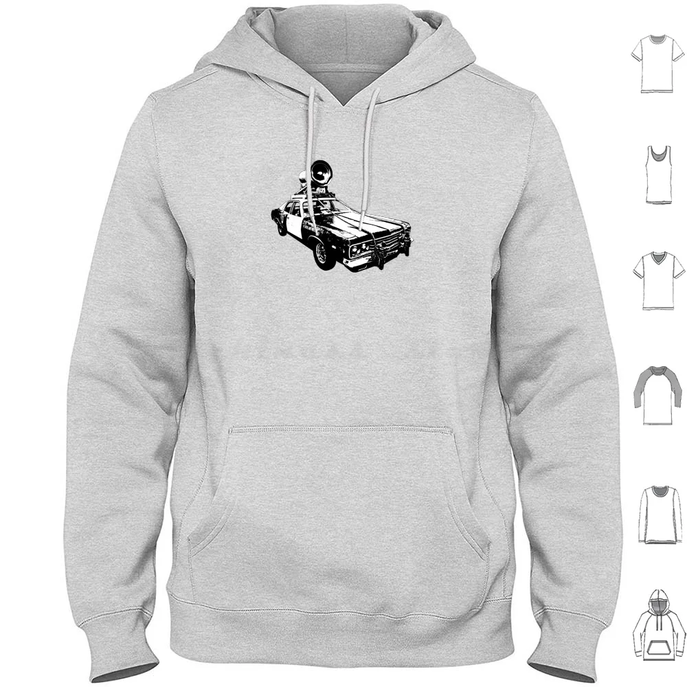 The Bluesmobile Felpe Con Cappuccio Manica Lunga Blues Bluesmobile Blues Brothers Blues Bros Jack Ed Elwood Jack Elwood