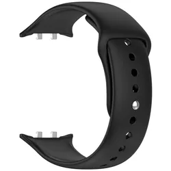 Premium Silicone Replacement Wristband for Honor Watch 5 - Sport Bracelet Accessory (Black)