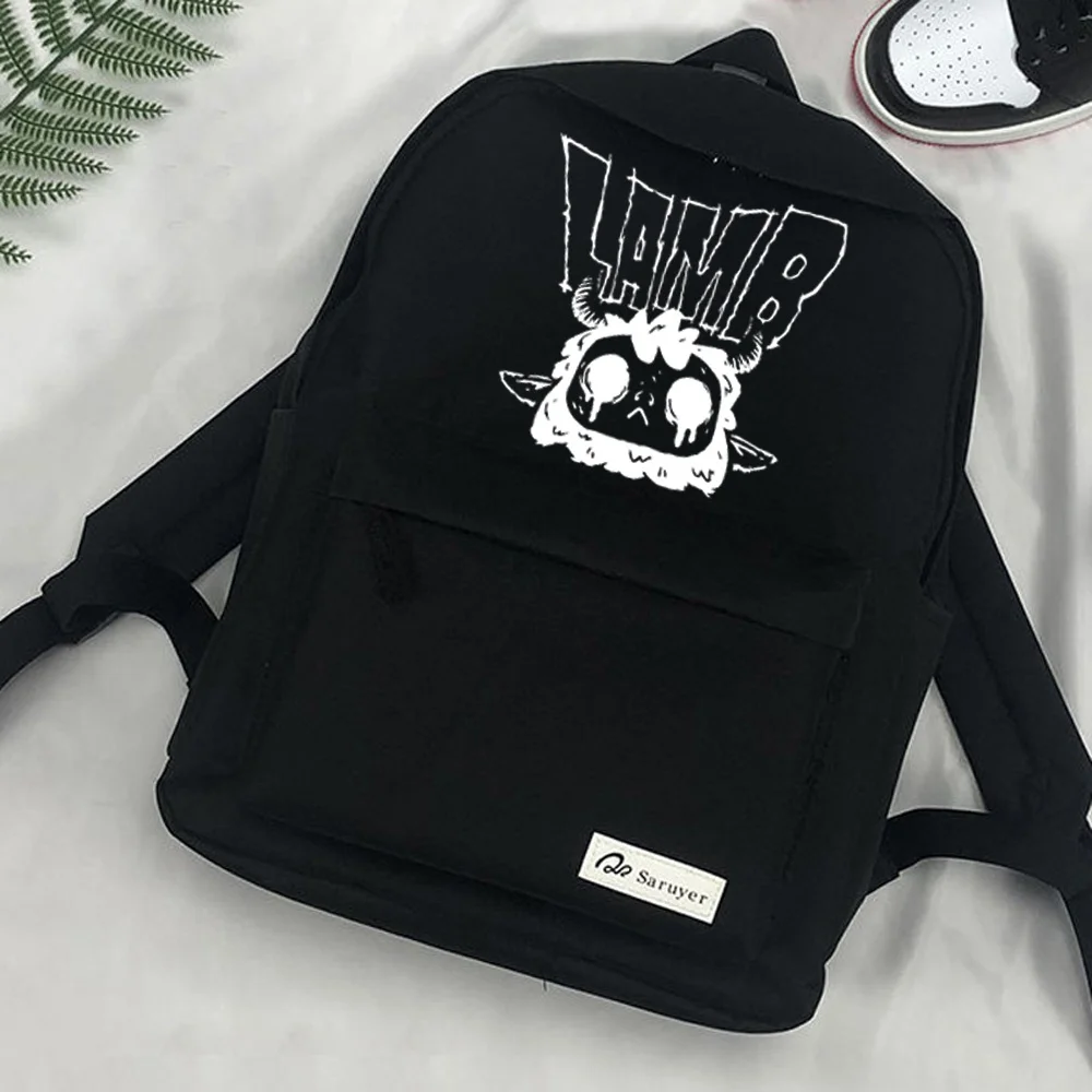 Cult Of The Lamb Bagpack Bolsas Mochilas Kawaii Travel Fashion Laptop Infantil Girl Borse Da Donna Zaino Da Uomo