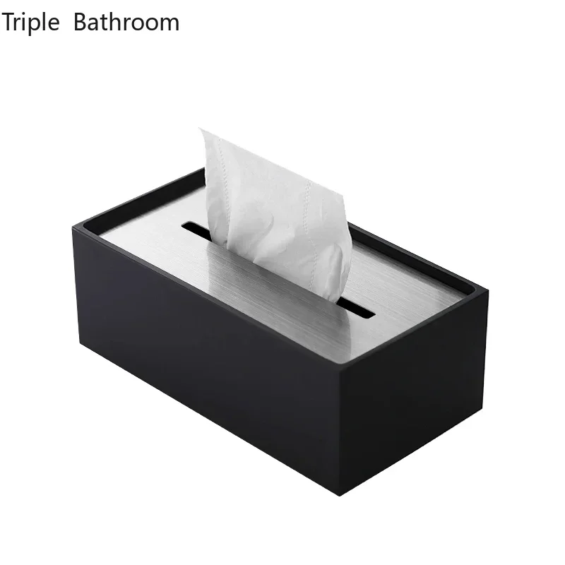 Light Luxury Resin Tissue Boxs Living Room Bedroom Desktop Tissue Holder Bathroom Draw Paper Storage Box Household Accessories 6