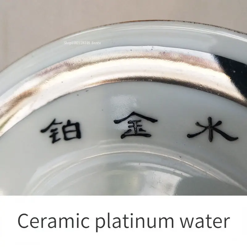 LowTemperatureElectricKilnCeramicsWhiteGoldGlazeonColorDu