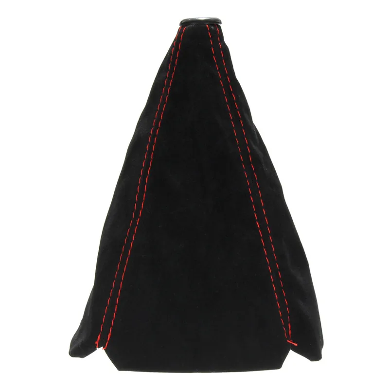 Suede Leather Universal Car Gear Shift Collar Boot Cover - Multi-Color Options