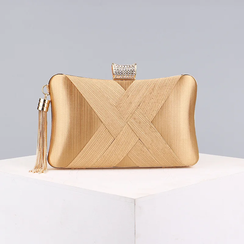 

Fashion Women Evening Bags Tassel Ladies Clutch Purse Shoulder Chain Wedding Party Handbags Mom's Gift Party Prom Clutch Bag