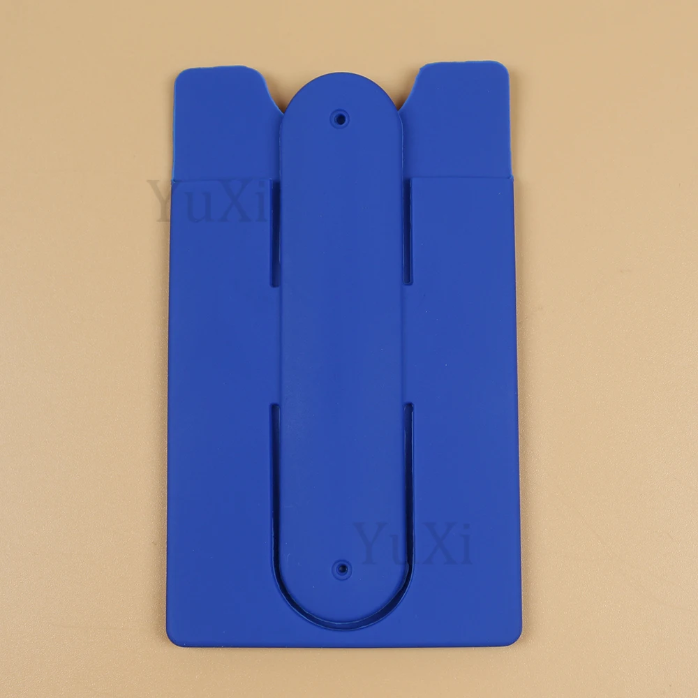 Colorful Silicone Adhesive Phone Wallet & Stand
