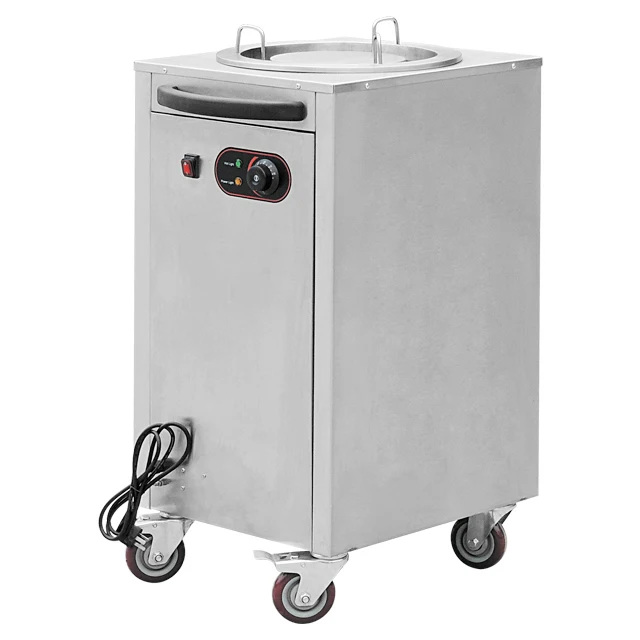 Freestanding Stainless Steel Chafing Dish Warm Serving Set Electric Food Plate Warmer Cabinet