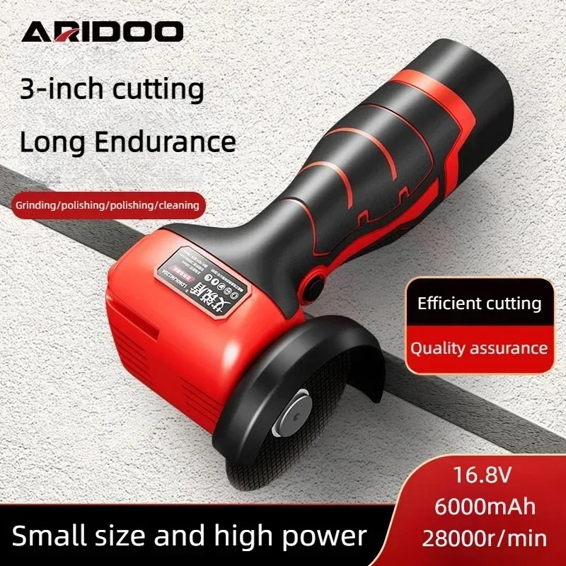 16.8V Brushless Angle Grinder 28000RPM Rechargeable Grinding Tool Cordless Polishing Machine Diamond Cut Grinder Electric Tool 2