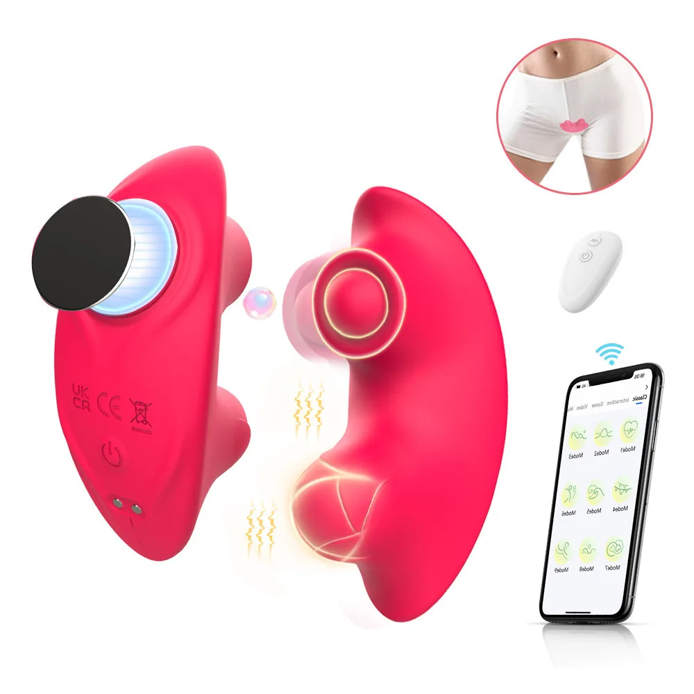 Ladies' Masturbator Invisible Rose Wearing Vibration Beating Jumping Egg Female Underwear Magnetic vibrator Massage Ladies