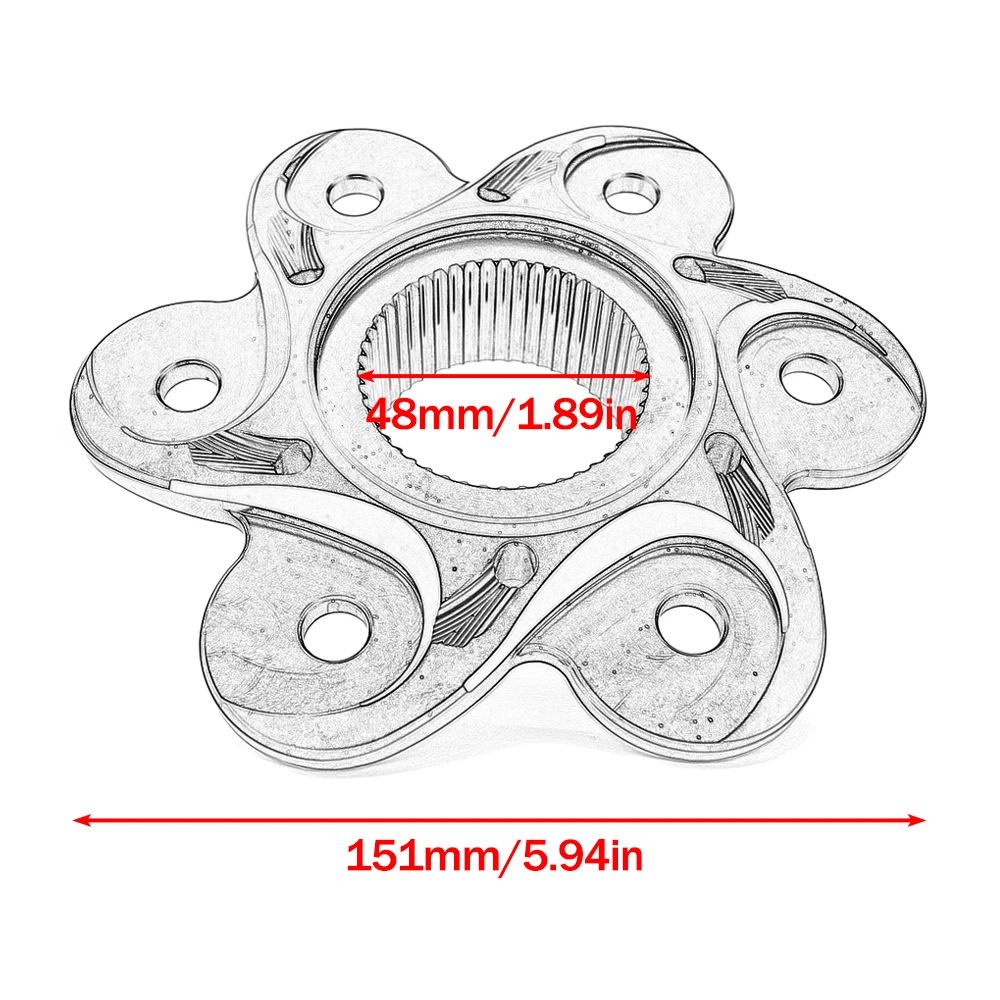 2679 リアスプロケットカバーフランジドゥカティモンスター 1200/S 14-17 1200 R 16-17 スーパースポ DUCABIKE (DBK) - リアスプロケットフランジ \u2013 iMotorcycle Japan