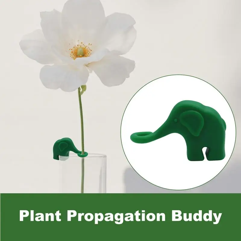 Plant Nurturing Decorative Support Propagation Buddy Plant Support Elephant Shape Flower Fixed Clip Grafting