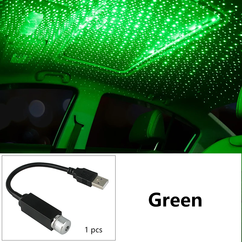 Para BMW F10 E90 F20 F30 E60 GT F07 X3 F25 X4 F26 X5 X6 E70 E84 Accesorios Decoración interior con luces ambientales de cielo estrellado USB