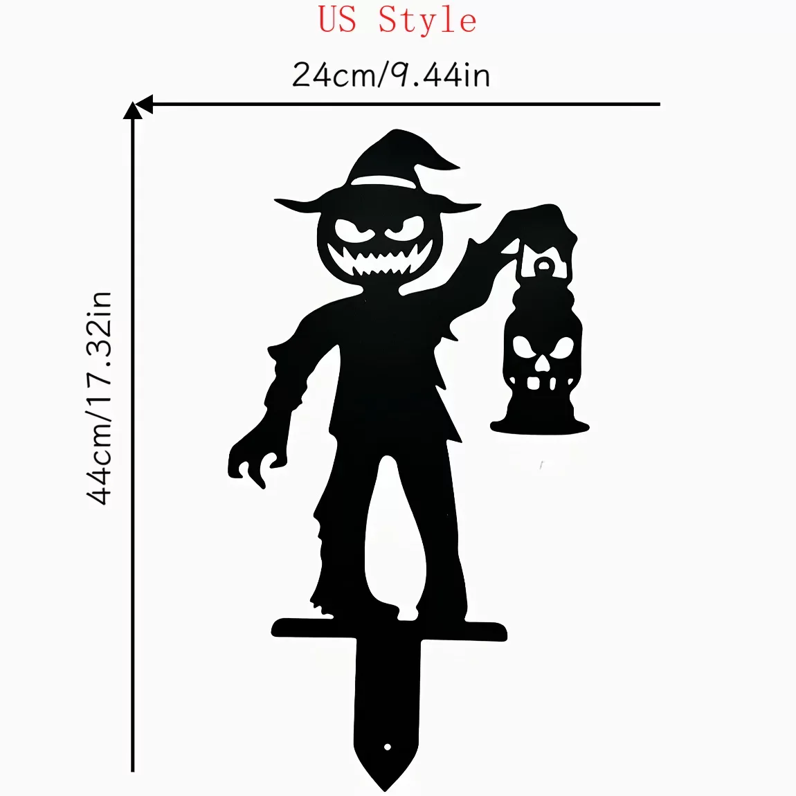 

Horror Movie Metal Stakes Yard Halloween Outdoor Decoration Scary Family Home Iron Yard Sign Halloween Party Airplane Cake Decor