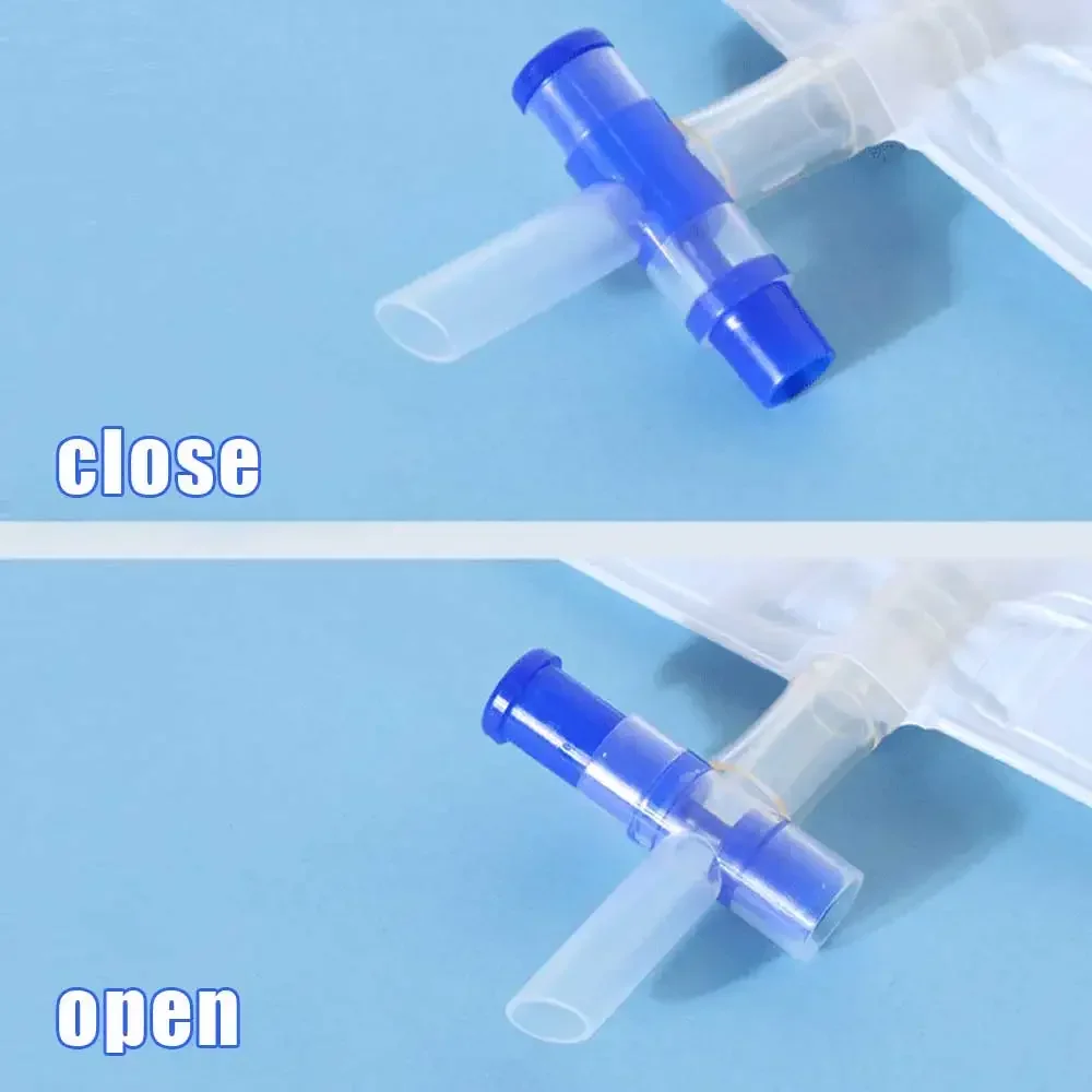 10PCS/Lot Urinary Drainage Bags 750ML /1500 ML Anti-Reflux Urine Collector Wearable Men Elderly Disposable Sterile Urine Bag