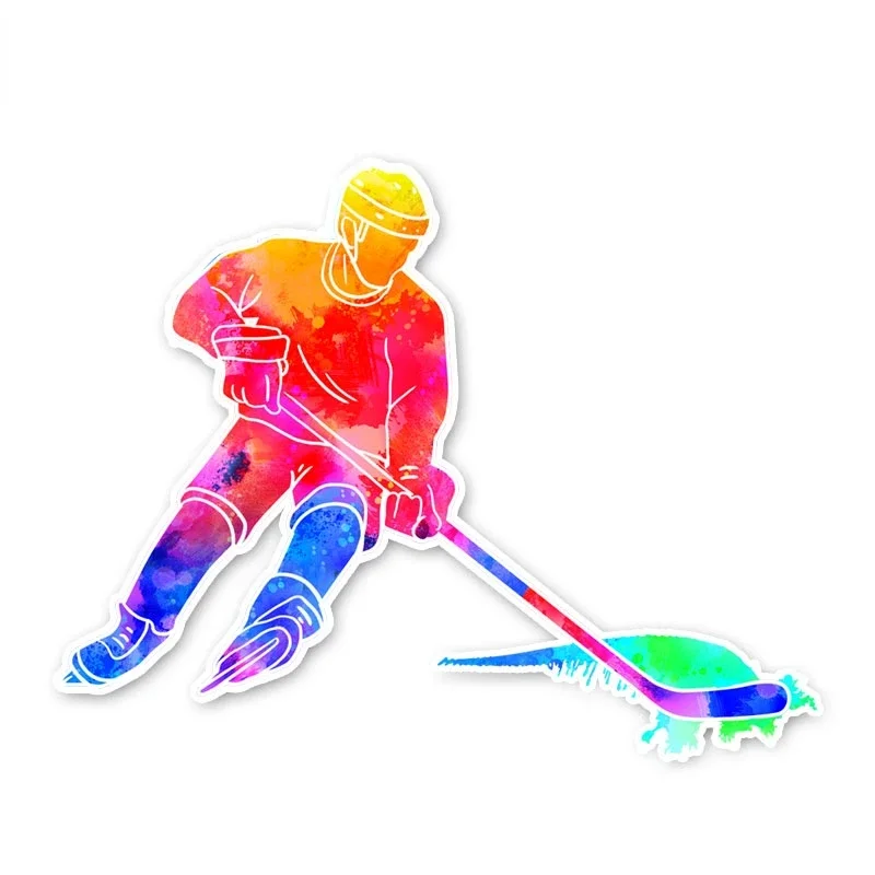 

Car Stickers Personalized Stickers Ice Hockey Athletes Sports Car Decoration Waterproof and Sunscreen PVC 14*11cm