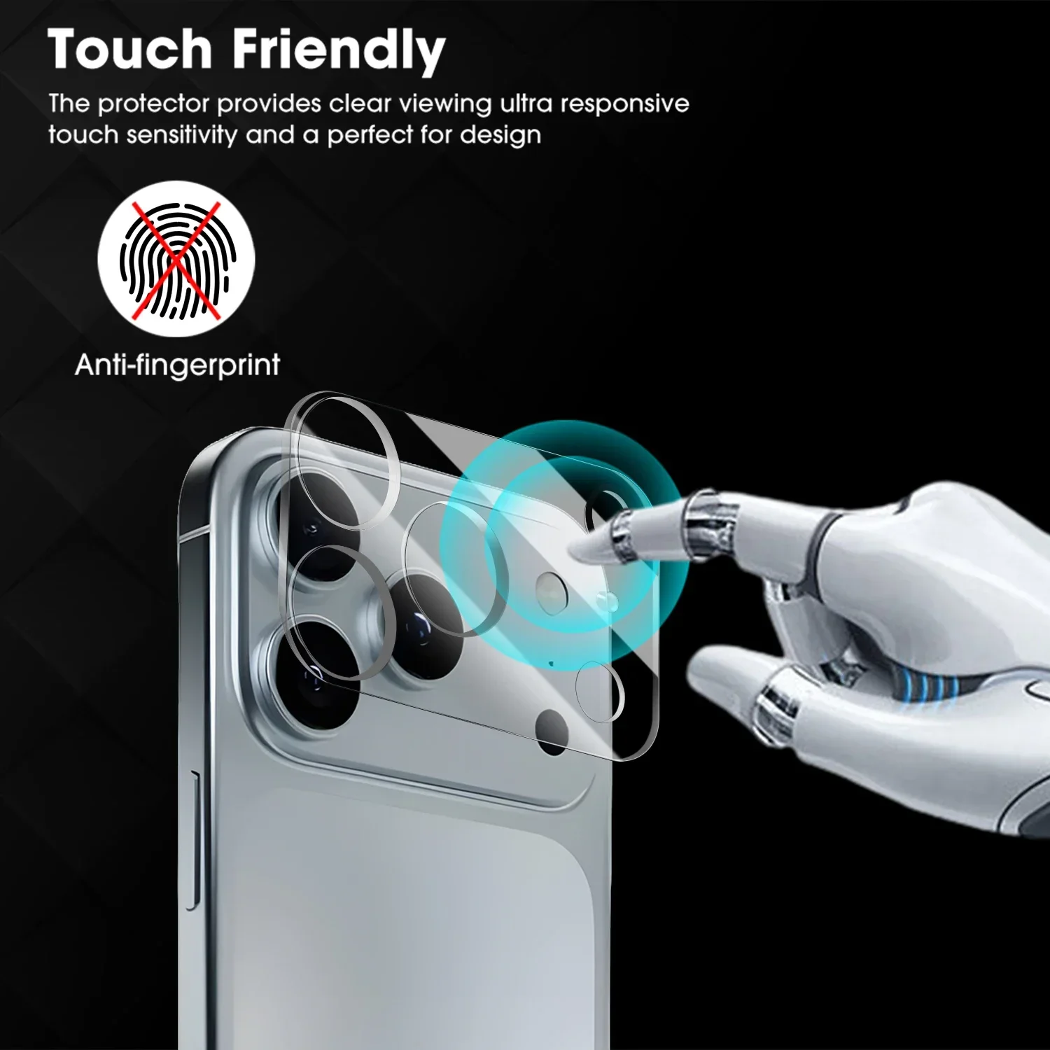 Enhanced Back Protective Tempered Glass with Camera Lens Film Protector