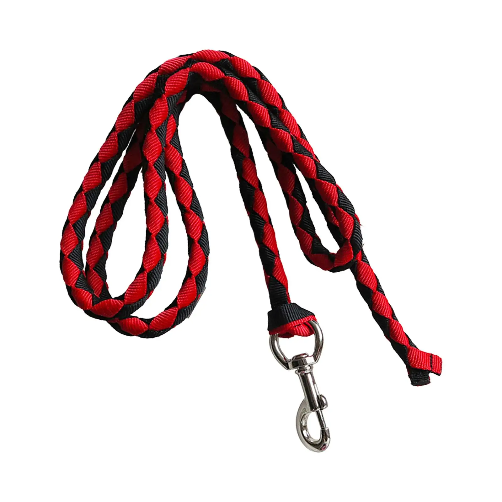 Horse Lead Rope Braided Horse Rope Swivel Buckle Durable Horse Leading Rope Horse Leads with Snap Hook Equestrian Equipment